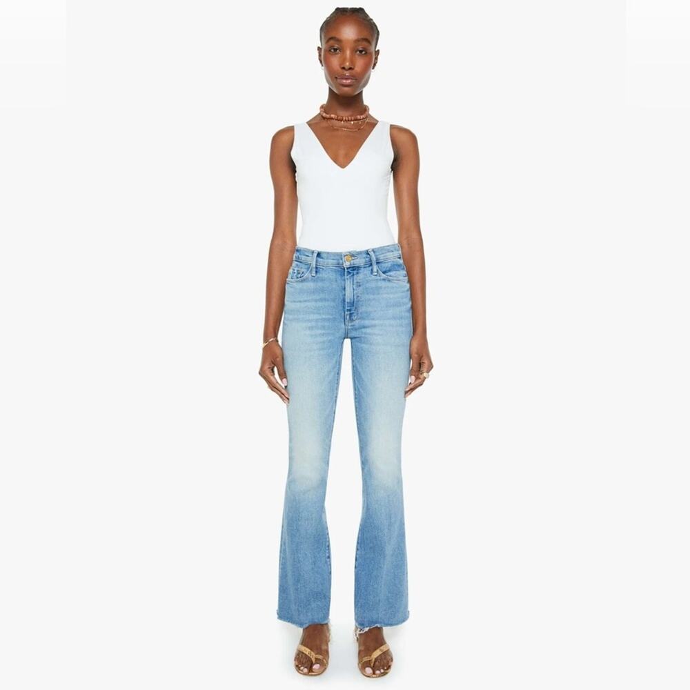Mother The Weekender Fray Jeans Glow Up